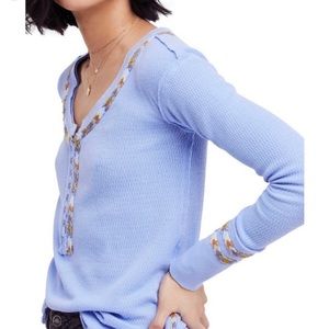 NWT Free People Rainbow Thermal